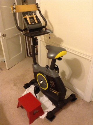 gold's gym spin bike